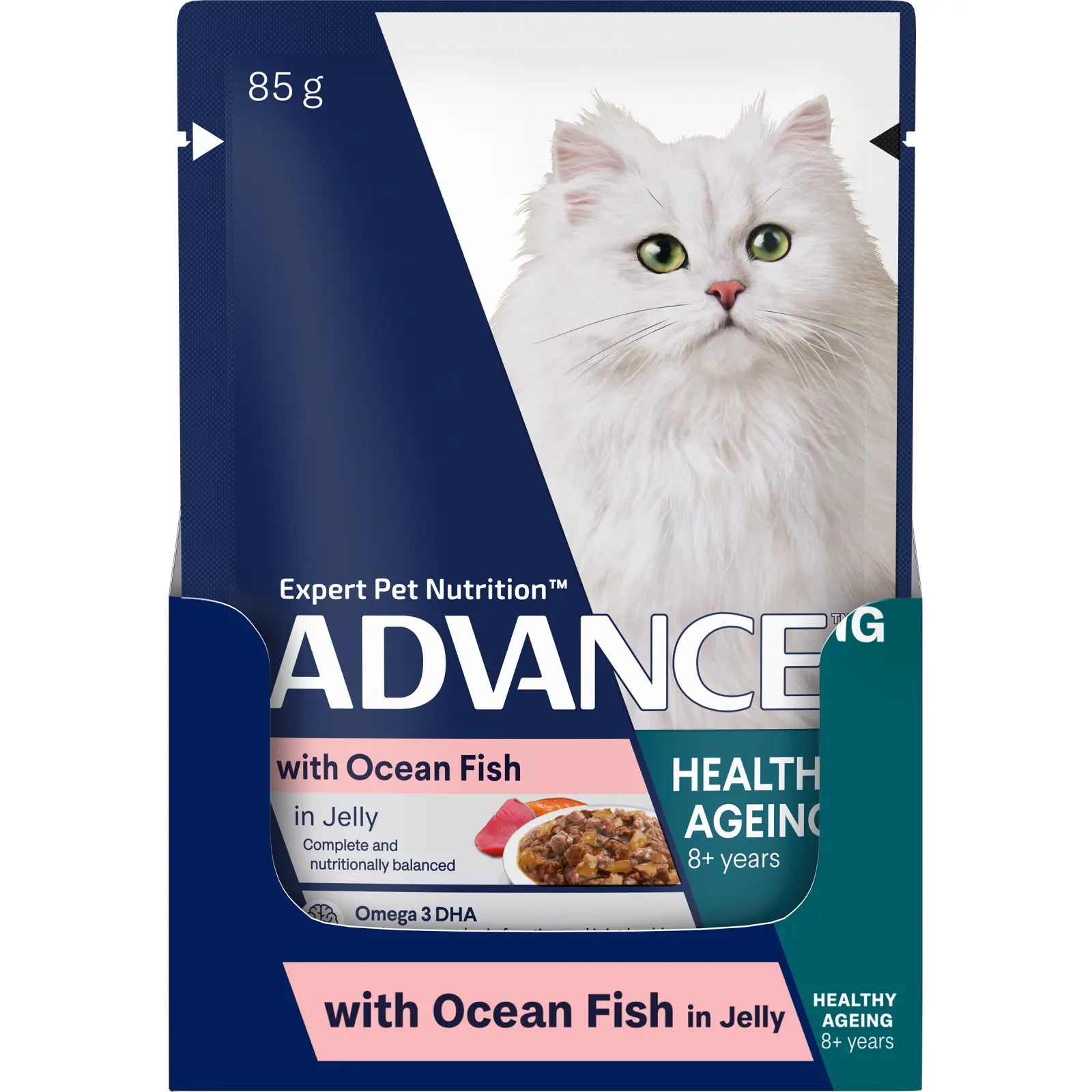 Cat Chow Hydrodefense Plus+ wet cat food, fish, Adult (24 x 85 g)