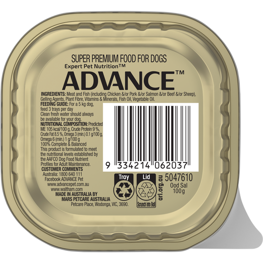 ADVANCE™ Dog Adult Oodles with Salmon Trays