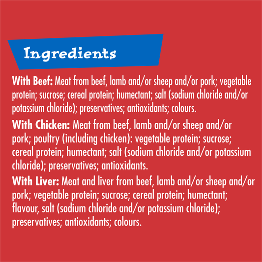 SCHMACKOS™ Strapz  3-Variety Chicken, Beef & Liver Treats