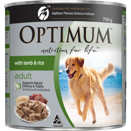 OPTIMUM™ Adult Lamb & Rice Cans