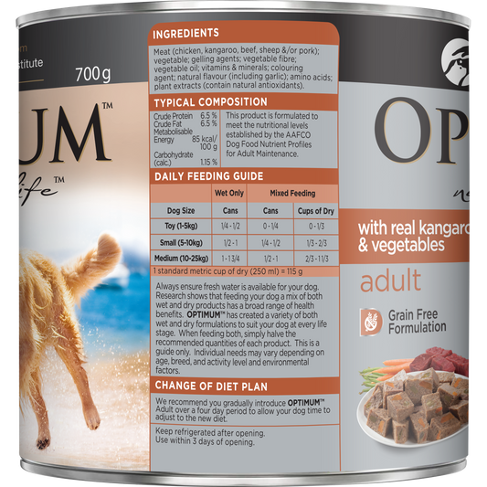 OPTIMUM™ Grain Free Adult Kangaroo & Vegetables