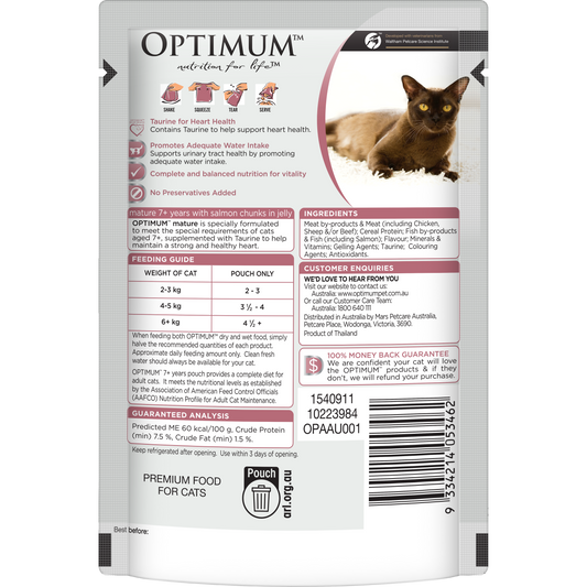 OPTIMUM™ Mature Salmon Chunks In Jelly Pouches