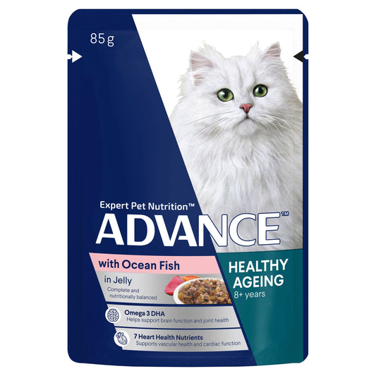 ADVANCE™ Healthy Ageing  8+ Years Ocean Fish in Jelly Pouches