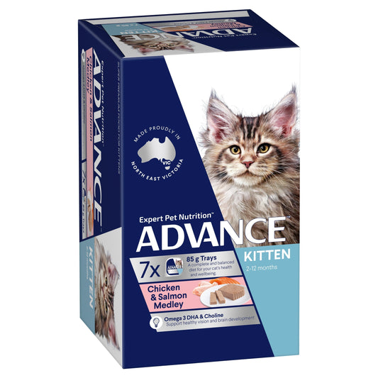 ADVANCE™ Kitten Chicken & Salmon Medley Trays
