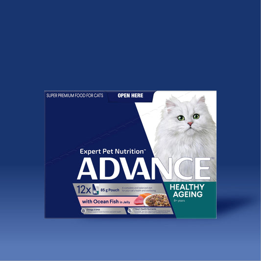 ADVANCE™ Healthy Ageing  8+ Years Ocean Fish in Jelly Pouches